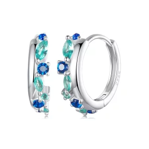 (imagen para) Pendientes estilo PANDORA Gravel - BSE1059