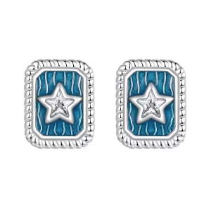 (imagen para) Pendientes estilo retro con estrellas de PANDORA - SCE1796