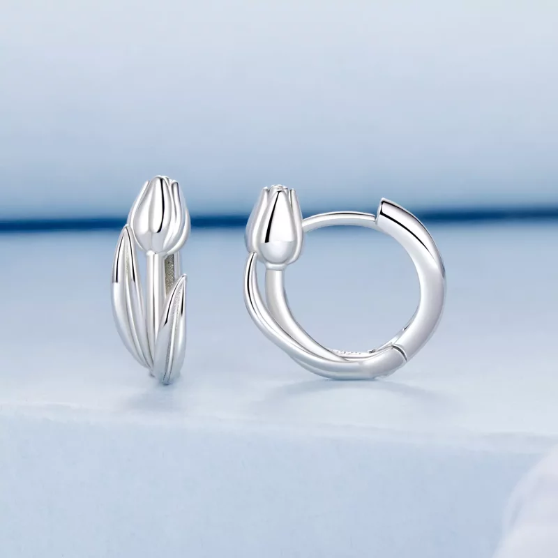 (imagen para) Pendientes estilo tulipán PANDORA - BSE1085 - Ver 2
