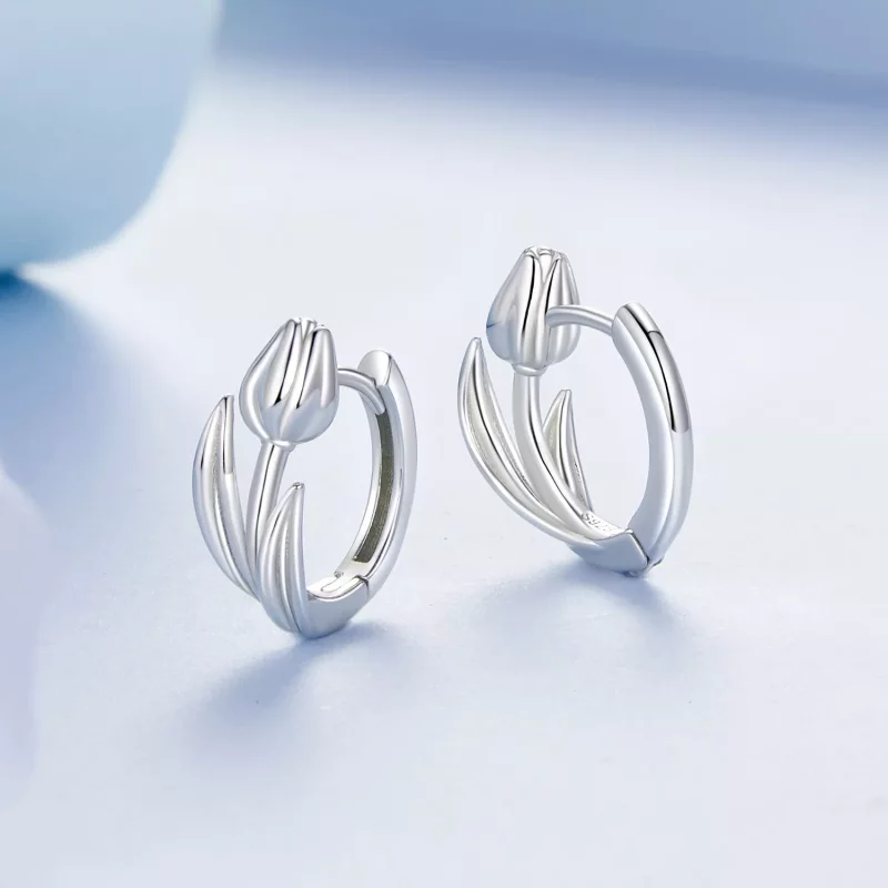 (imagen para) Pendientes estilo tulipán PANDORA - BSE1085 - Ver 3