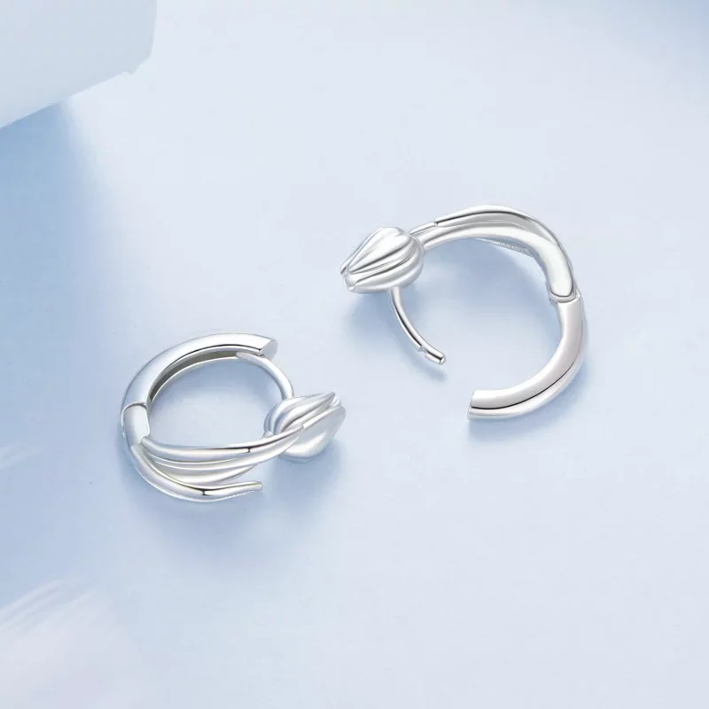 (imagen para) Pendientes estilo tulipán PANDORA - BSE1085 - Ver 4