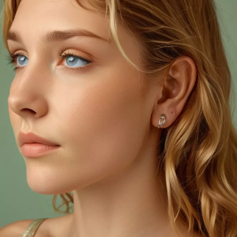 (imagen para) Pendientes estilo tulipán PANDORA - BSE1085 - Ver 7