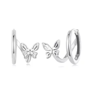 (imagen para) Pendientes mariposa estilo PANDORA - SCE1766