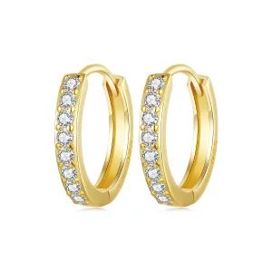 Pendientes sencillos de plata de ley estilo PANDORA - BSE1060-BM (imagen para) Pendientes sencillos de plata de ley estilo PANDORA - BSE1060-BM