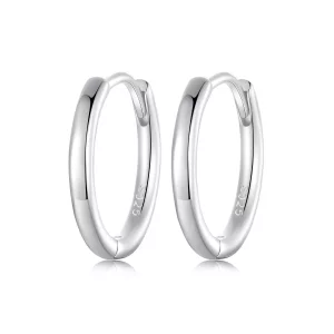 Pendientes sencillos de plata de ley estilo PANDORA - SCE1772-M (imagen para) Pendientes sencillos de plata de ley estilo PANDORA - SCE1772-M
