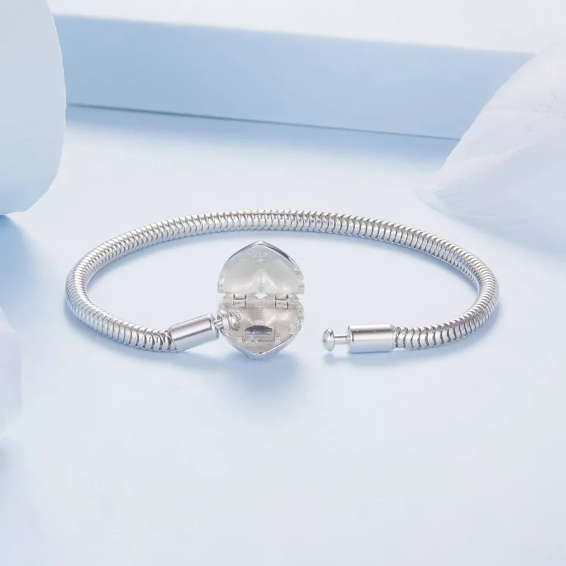 (imagen para) Pulsera básica con corazón y estrella estilo PANDORA - BSB196 - Ver 5