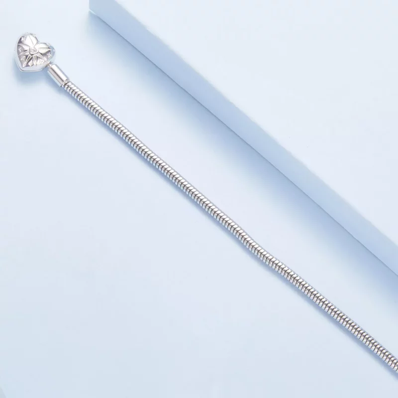 (imagen para) Pulsera básica con corazón y estrella estilo PANDORA - BSB196 - Ver 6