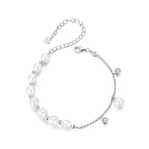 (imagen para) Pulsera con borlas y cuentas de concha estilo PANDORA - BSB189