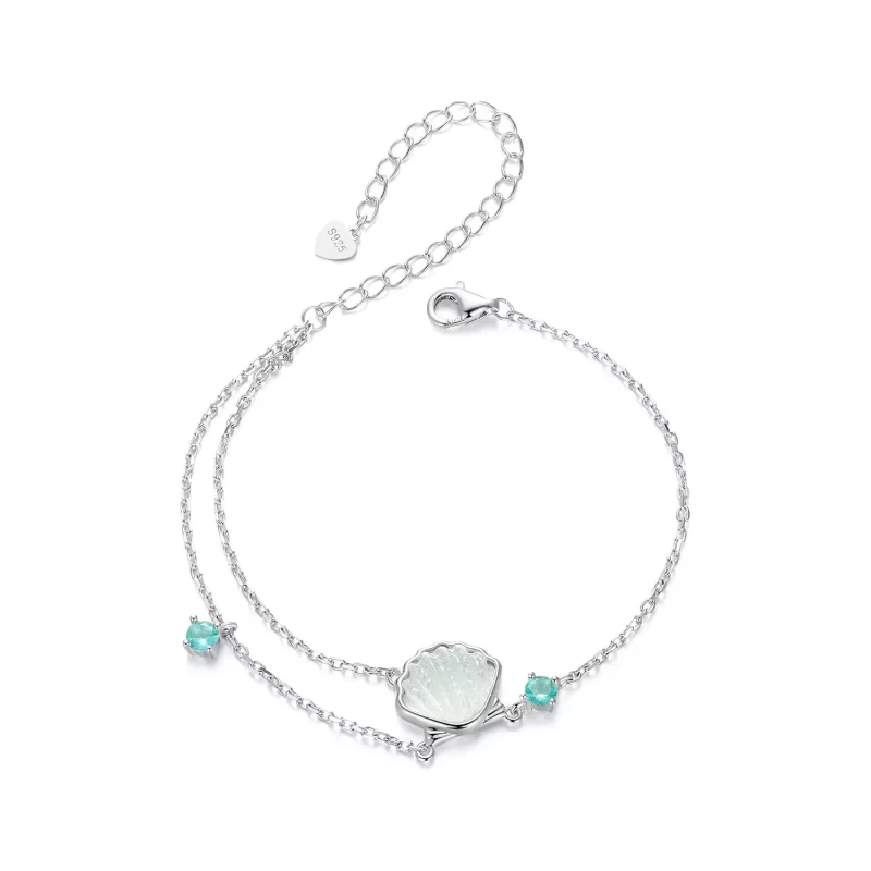 (imagen para) Pulsera de conchas marinas estilo PANDORA - BSB186