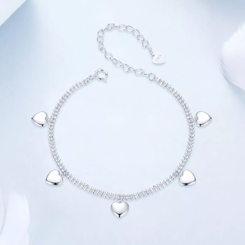 (imagen para) Pulsera de cuentas de doble capa con el estilo Love de PANDORA - BSB190 - Ver 4