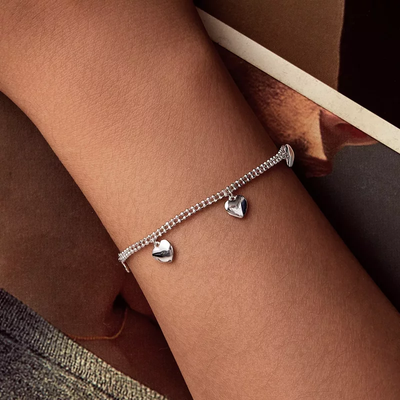 (imagen para) Pulsera de cuentas de doble capa con el estilo Love de PANDORA - BSB190 - Ver 5