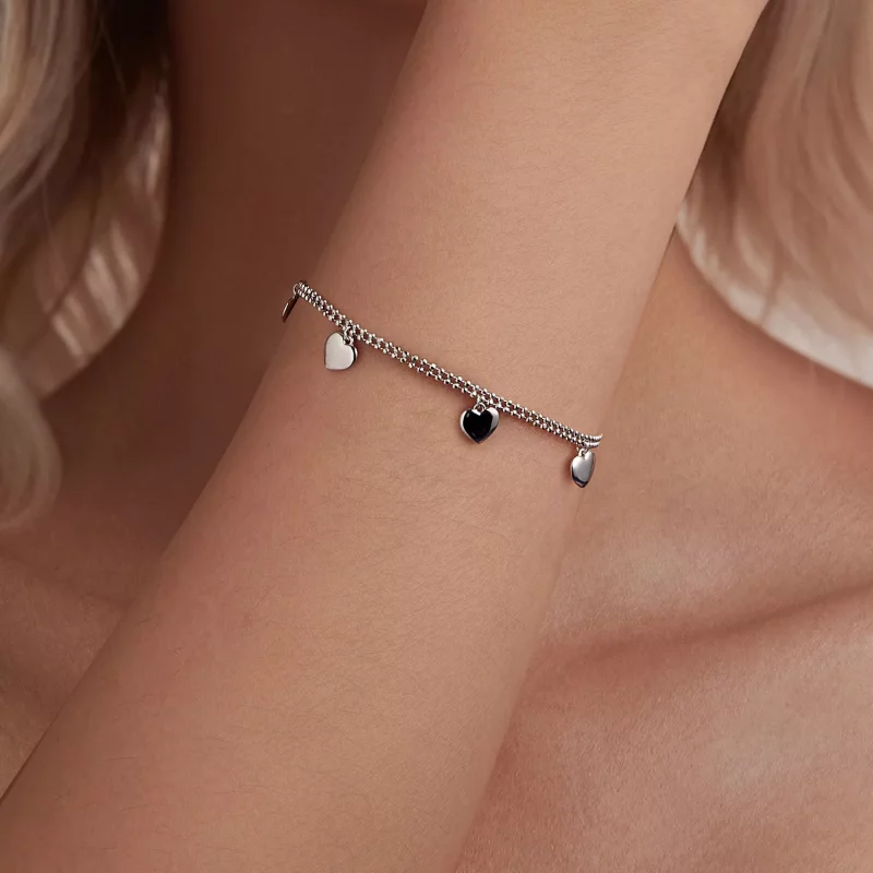 (imagen para) Pulsera de cuentas de doble capa con el estilo Love de PANDORA - BSB190 - Ver 6