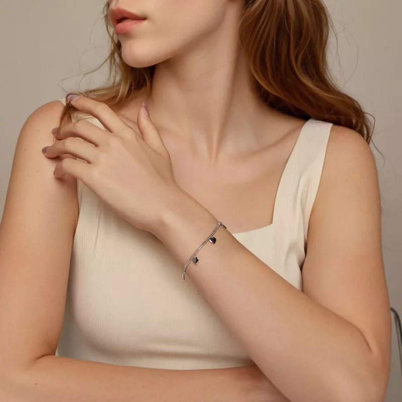 (imagen para) Pulsera de cuentas de doble capa con el estilo Love de PANDORA - BSB190 - Ver 7