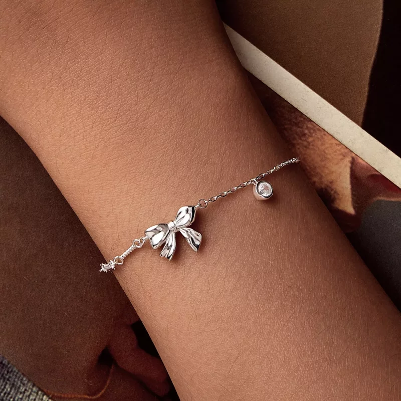 (imagen para) Pulsera de lazo estilo PANDORA - BSB187 - Ver 3
