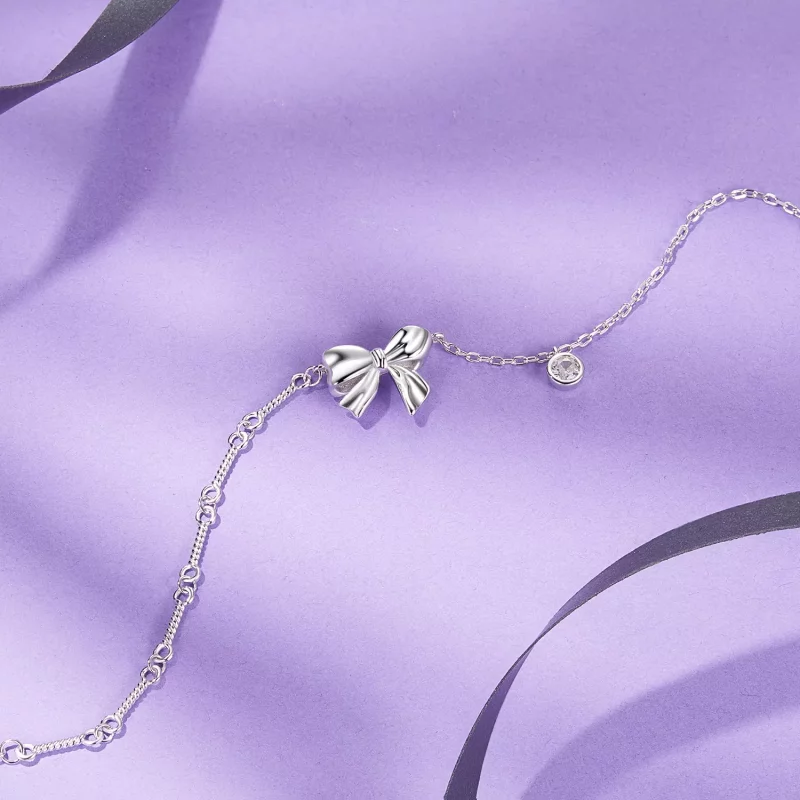 (imagen para) Pulsera de lazo estilo PANDORA - BSB187 - Ver 4