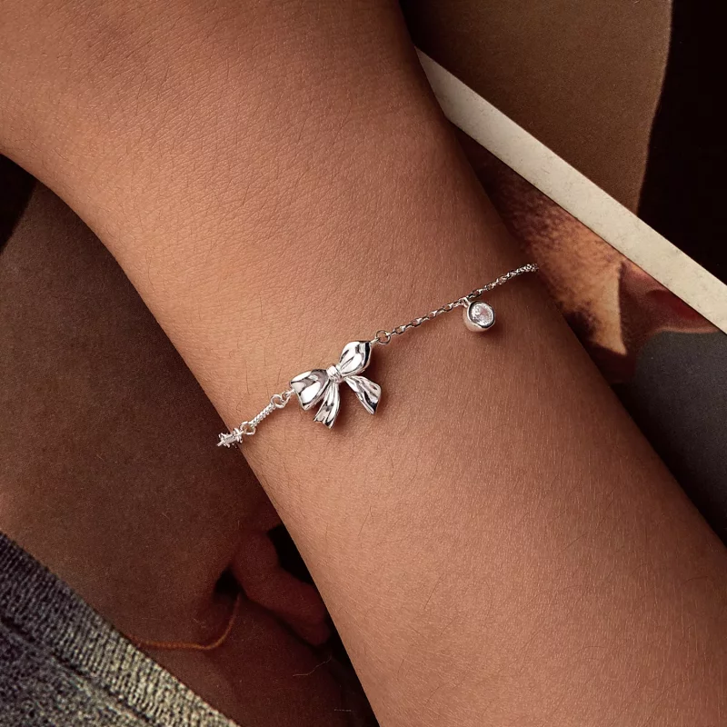 (imagen para) Pulsera de lazo estilo PANDORA - BSB187 - Ver 5