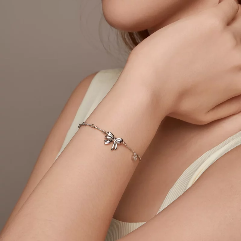 (imagen para) Pulsera de lazo estilo PANDORA - BSB187 - Ver 9