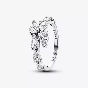 (imagen para) Anillo Pandora Banda Brillante Superpuesta - 193004C01
