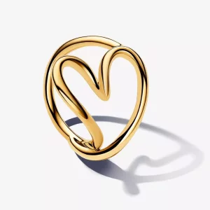 (imagen para) Anillo Pandora Corazón Forma Orgánica - 163288C00
