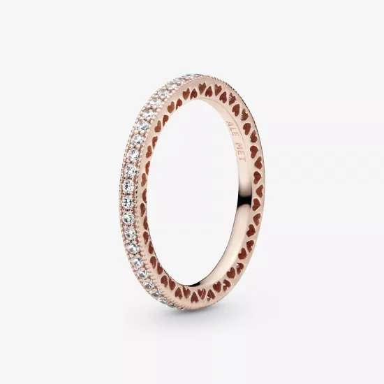 (imagen para) Anillo Pandora Corazones - 180963CZ