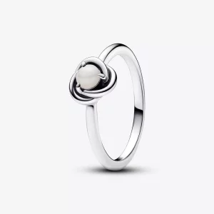 Anillo Pandora Círculo Eternity Blanco - 192993C06 (imagen para) Anillo Pandora Círculo Eternity Blanco - 192993C06