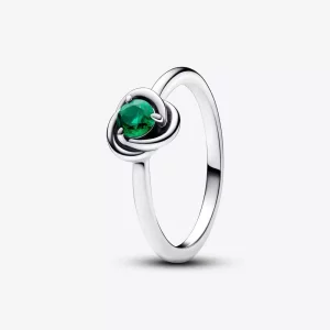 Anillo Pandora Círculo Eternity Verde - 192993C05 (imagen para) Anillo Pandora Círculo Eternity Verde - 192993C05