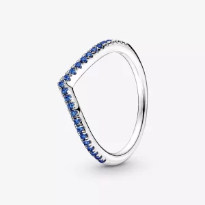(imagen para) Anillo Pandora Deseo Reluciente Azul - 196316C02