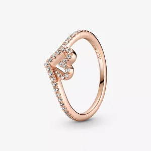 (imagen para) Anillo Pandora en Corazón Espumoso Brillante - 189302C01