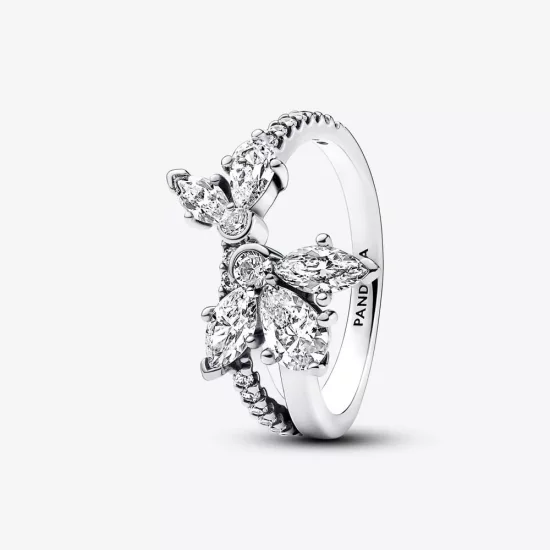 (imagen para) Anillo Pandora Herbario Brillante Asimétrico - 193023C01