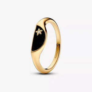 (imagen para) Anillo Pandora ME Mitad Sello Esmaltado - 163325C01