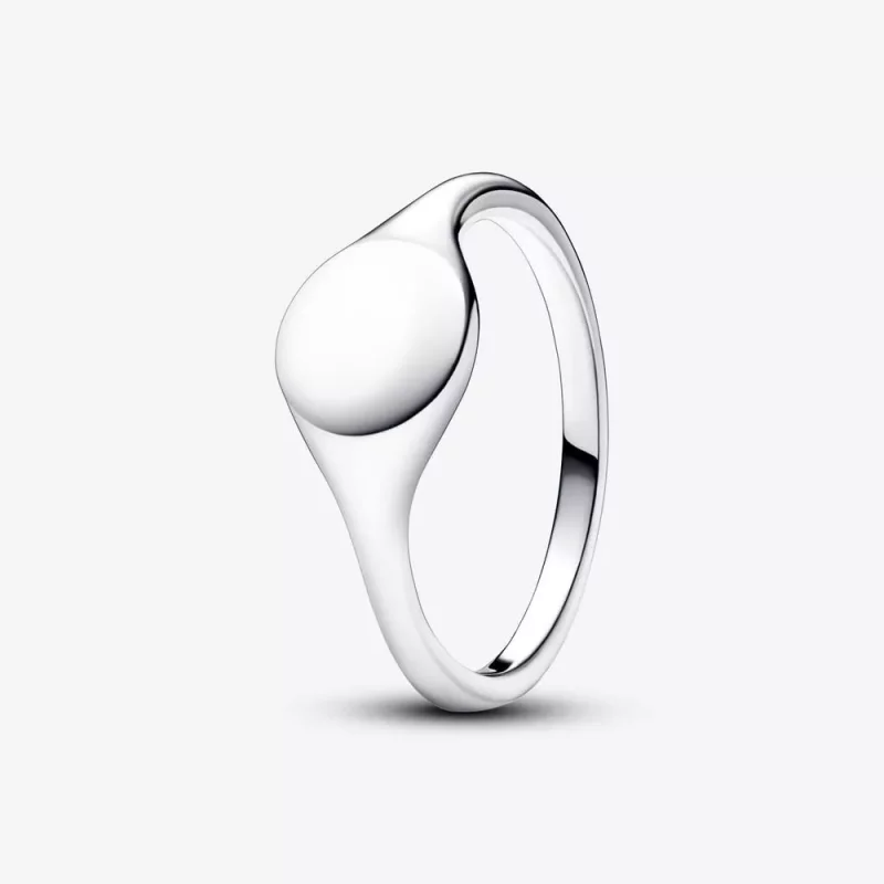 (imagen para) Anillo Pandora Sello Grabable - 193093C00