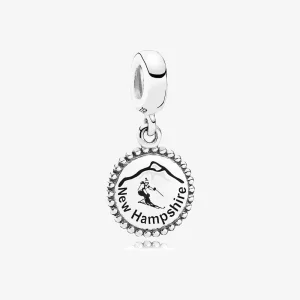 (imagen para) Charm colgante de esquí de New Hampshire de Pandora - ENG791169_11