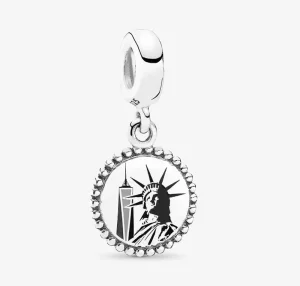 (imagen para) Charm colgante de la Estatua de la Libertad de Pandora - ENG791169_6