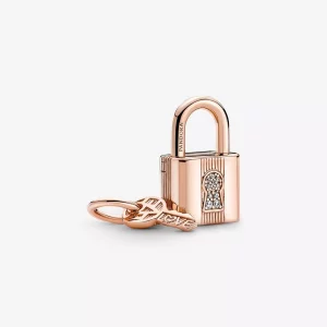 Charm Colgante Pandora Candado y Llave - 780088C01 (imagen para) Charm Colgante Pandora Candado y Llave - 780088C01