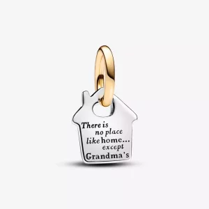 (imagen para) Charm Colgante Pandora Casa de la Abuela en Dos Tonos - 763205C00