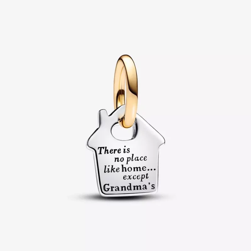 (imagen para) Charm Colgante Pandora Casa de la Abuela en Dos Tonos - 763205C00
