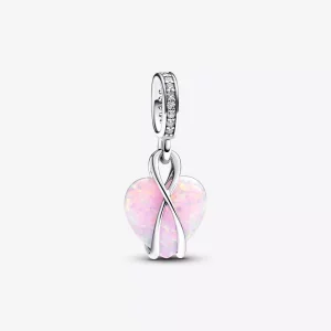 Charm Colgante Pandora Corazón Opalescente Mamá - 793202C01 (imagen para) Charm Colgante Pandora Corazón Opalescente Mamá - 793202C01
