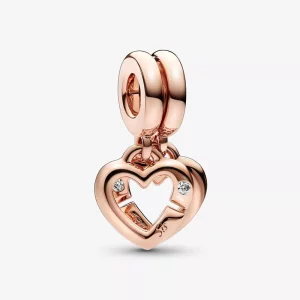 (imagen para) Charm Colgante Pandora Corazones de Hermanas - 789538C01