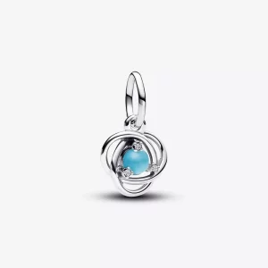 Charm Colgante Pandora Círculo Eternity Azul Turquesa - 793125C12 (imagen para) Charm Colgante Pandora Círculo Eternity Azul Turquesa - 793125C12
