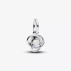 Charm Colgante Pandora Círculo Eternity Blanco - 793125C06 (imagen para) Charm Colgante Pandora Círculo Eternity Blanco - 793125C06