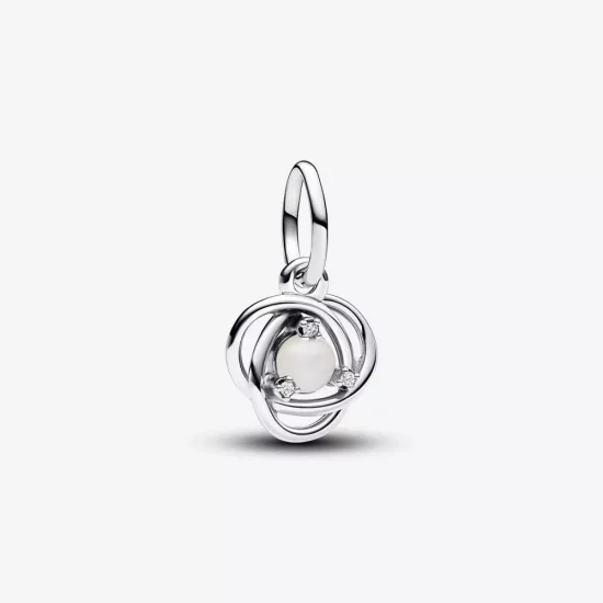 (imagen para) Charm Colgante Pandora Círculo Eternity Blanco - 793125C06