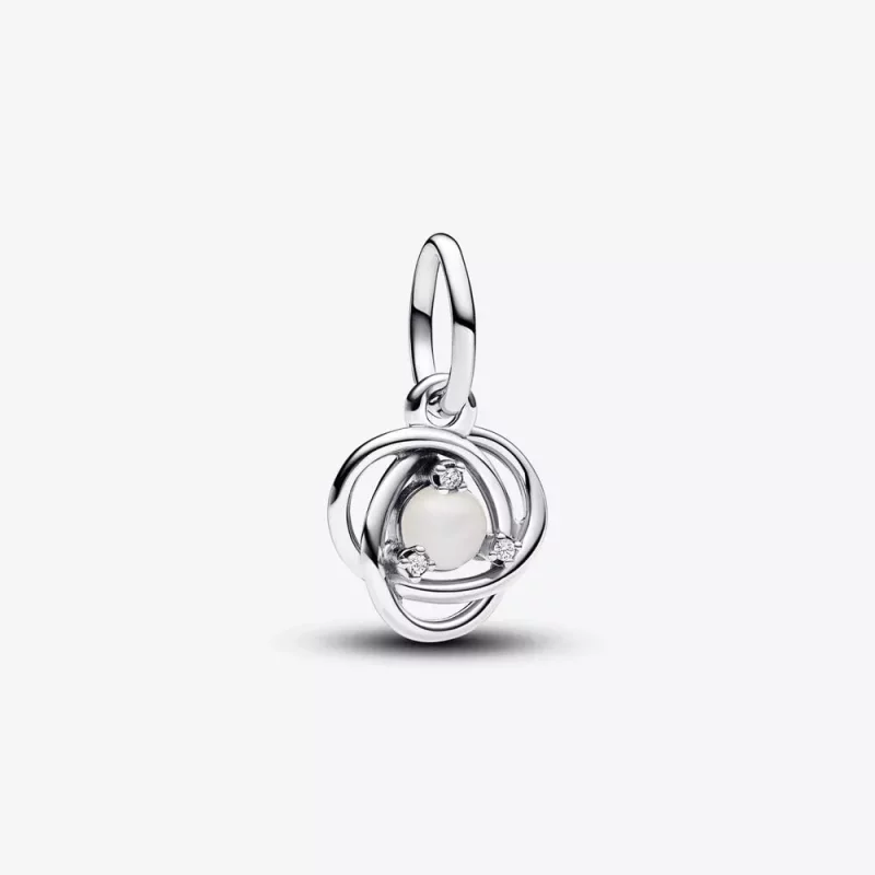 (imagen para) Charm Colgante Pandora Círculo Eternity Blanco - 793125C06