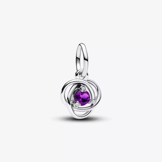 (imagen para) Charm Colgante Pandora Círculo Eternity Morado - 793125C02