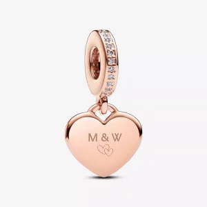 (imagen para) Charm Colgante Pandora Etiqueta de Corazón para Grabar - 788761C01