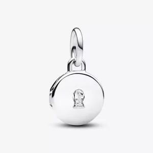 (imagen para) Charm Colgante Pandora Medalla Grabable que se abre - 793066C01