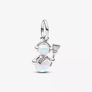 (imagen para) Charm Colgante Pandora Muñeco de Nieve Opalescente - 792981C01