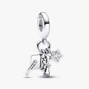 (imagen para) Charm Colgante Pandora Triple Graduación 2024 - 793240C01