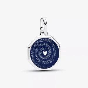 (imagen para) Charm Medallón Corazón Galaxia Pandora ME - 793040C01