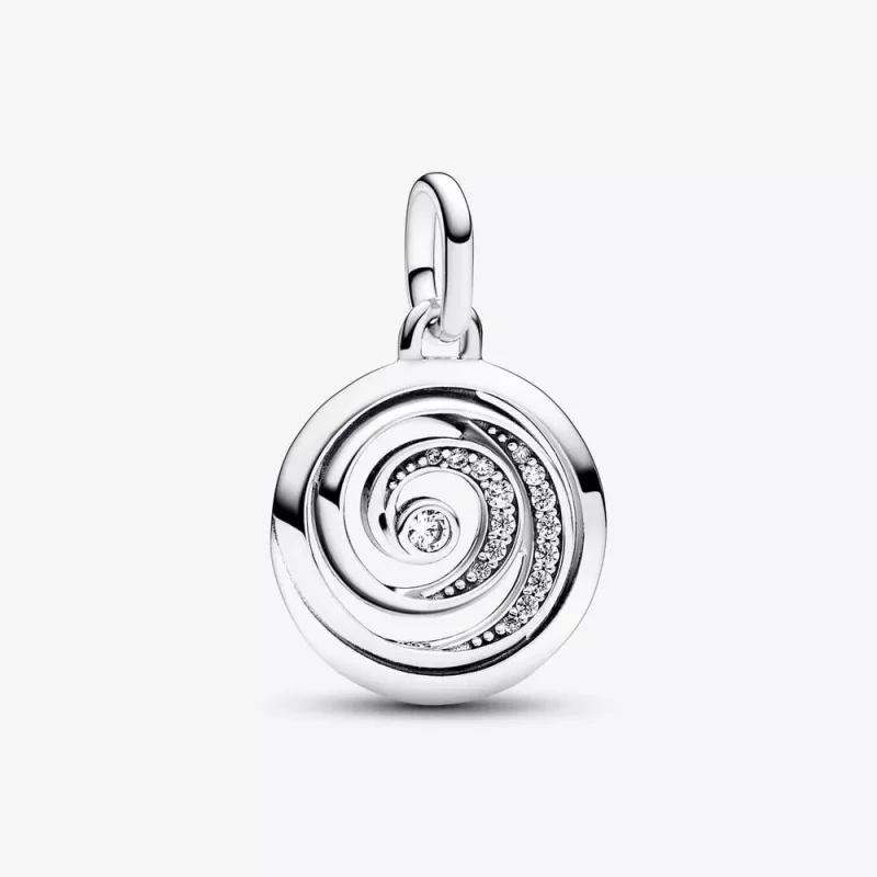 (imagen para) Charm Medallón Espiral de Gratitud Pandora ME - 793046C01