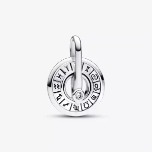 (imagen para) Charm Medallón Rueda Zodiacal Pandora ME - 793038C01